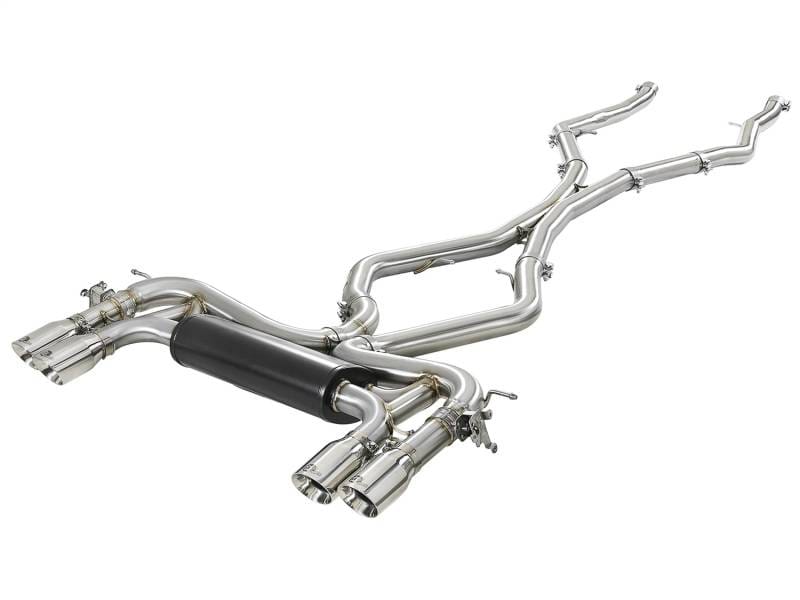 aFe 49-36341-P aFe MACH Force-Xp 3.5in 304 SS Cat-Back w/Polished Tips 15-18 BMW X5 M (F85)/X6 M (F86) V8-4.4L S63 thumbnail 2