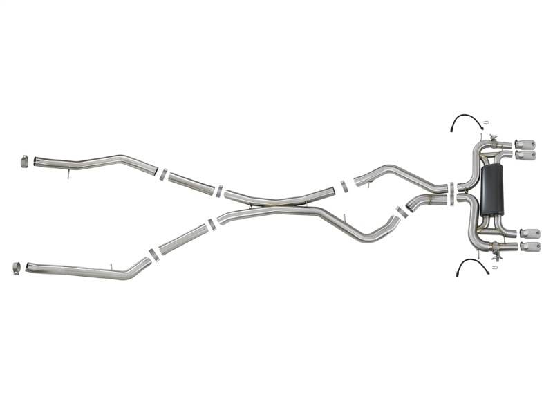 aFe 49-36341-P aFe MACH Force-Xp 3.5in 304 SS Cat-Back w/Polished Tips 15-18 BMW X5 M (F85)/X6 M (F86) V8-4.4L S63 thumbnail 8