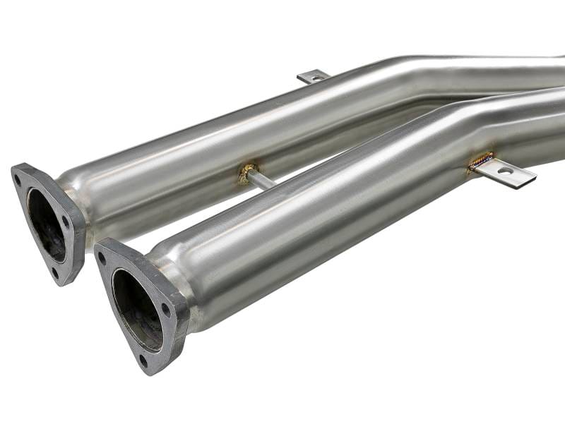 aFe 49-36344-B aFe MACH ForceXP 2.5 IN 304 Stainless Steel Cat-Back Exhaust System w/ Black Tips 01-06 BMW M3 (E46) thumbnail 8