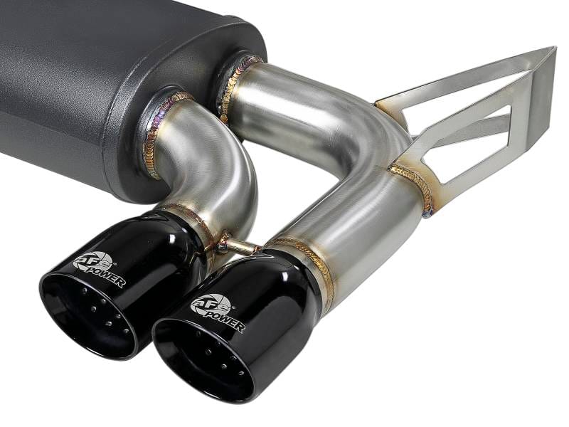aFe 49-36344-B aFe MACH ForceXP 2.5 IN 304 Stainless Steel Cat-Back Exhaust System w/ Black Tips 01-06 BMW M3 (E46) thumbnail 14