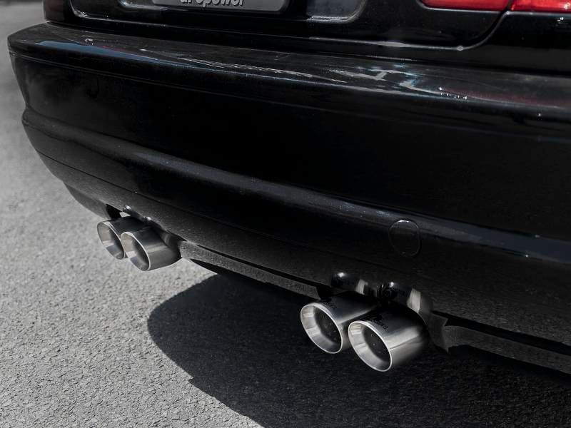 aFe 49-36344-P aFe MACH Force-Xp 2.5in 304 SS Cat-Back Exhaust w/ Polished Tips 01-06 BMW M3 thumbnail 4