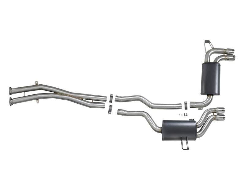 aFe 49-36344-P aFe MACH Force-Xp 2.5in 304 SS Cat-Back Exhaust w/ Polished Tips 01-06 BMW M3 thumbnail 14