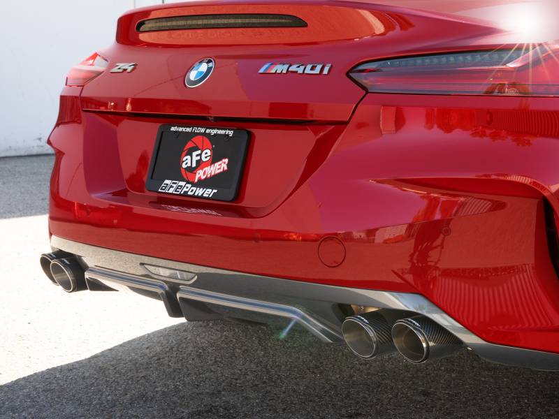 aFe 49-36352-C aFe 19-24 BMW Z4 M40i (G29) B58 Turbo MACH Force-Xp 3in to 2-1/2in SS CB Exhaust System - Carbon thumbnail 10