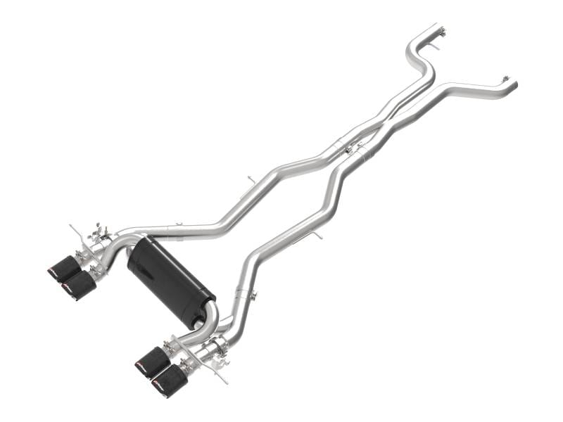 aFe 49-36353-C aFe 23-25 BMW M2 L6-3.0L (G87) MACH Force-Xp Cat-Back Exhaust w/ Carbon Fiber Tip thumbnail 2