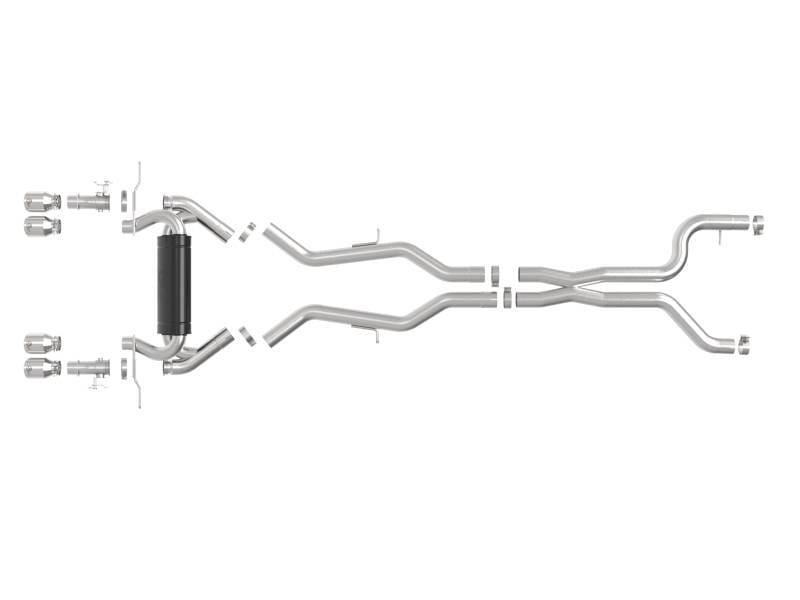 aFe 49-36353-P aFe 23-25 BMW M2 L6-3.0L (G87) MACH Force-Xp Cat-Back Exhaust w/ Polished Tip thumbnail 4