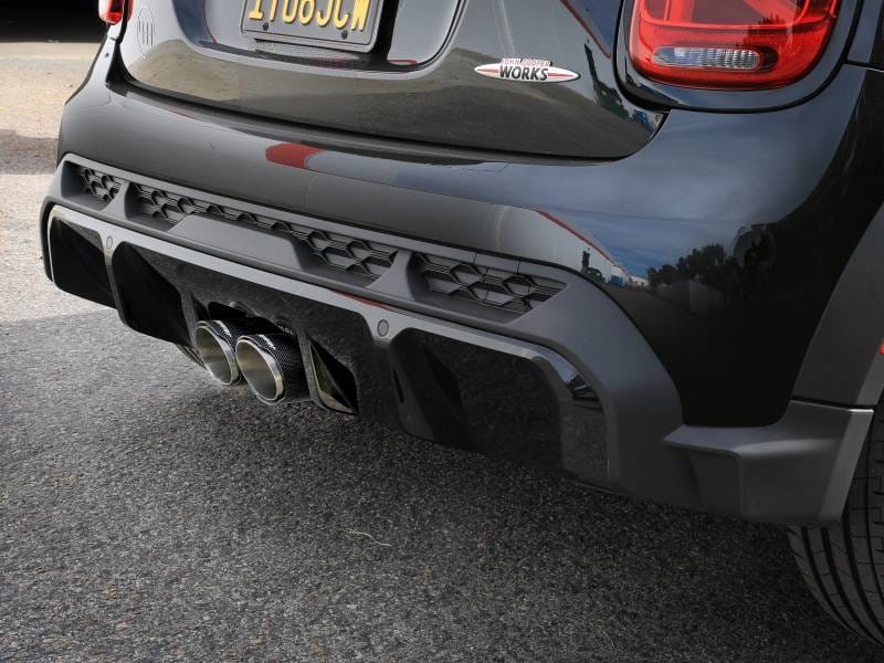aFe 49-36354-C aFe 14-24 Mini Cooper S MACH Force-Xp 3in to 2-1/2in 304SS Cat-Back Exhaust w/ Carbon Fiber Tip thumbnail 4