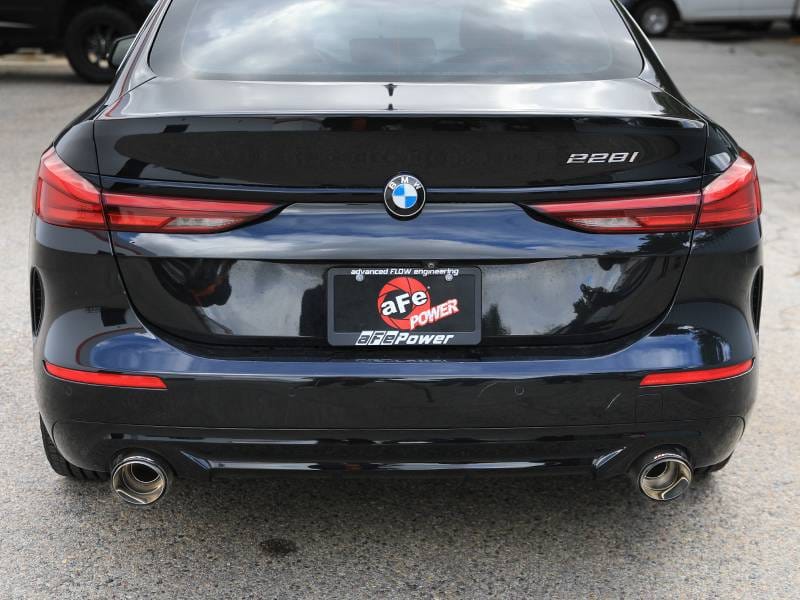 aFe 49-36355-C aFe MACHForce XP Exhausts Axle-Back 21-24 BMW 228i 2.0T (SS w/ Carbon Tips) thumbnail 4