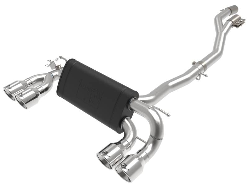aFe 49-36350-P aFe MACHForce XP Exhausts Cat-Back SS 19-21 BMW M2 Competition L6-3.0L w/Polished Tips thumbnail 2