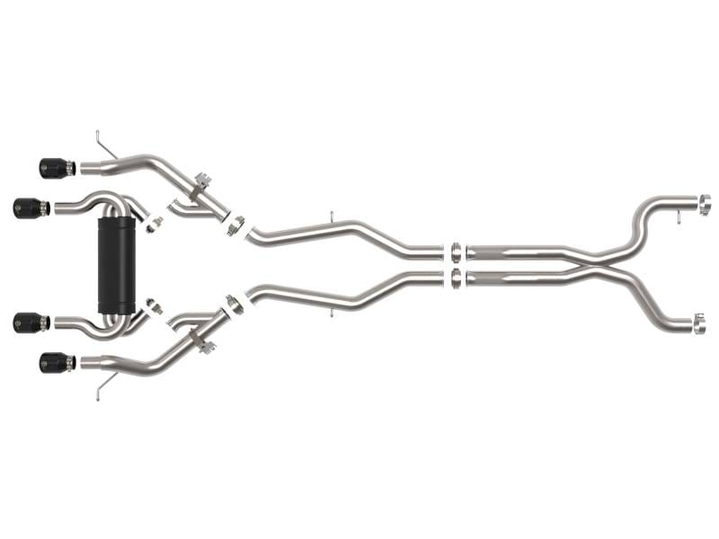 aFe 49-36351-B aFe MACHForce XP Exhausts Cat-Back SS 21 BMW M2 Competition L6-3.0L w/Black Tips thumbnail 10