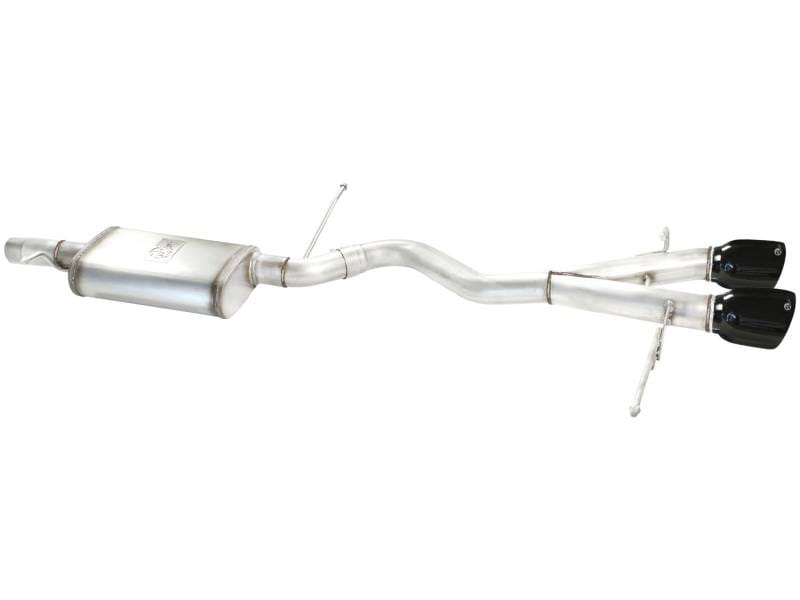 aFe 49-36408-B aFe MACHForce XP Exhaust 304SS Cat-Back w/ Black Tips 2008 VW Golf R32 V5 3.2L thumbnail 6