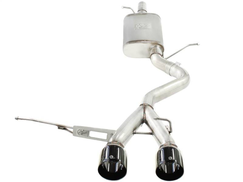 aFe 49-36408-B aFe MACHForce XP Exhaust 304SS Cat-Back w/ Black Tips 2008 VW Golf R32 V5 3.2L thumbnail 8