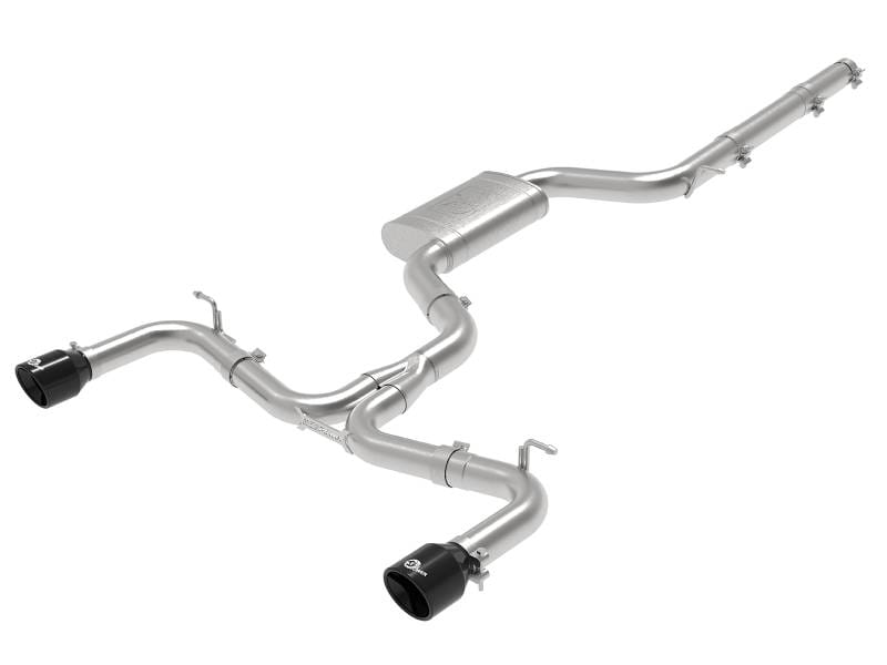 aFe 49-36418-B aFe MACHForce XP 3in-2.5in SS Exhaust Cat-Back 15-17 Volkswagen GTI (MKVII) L4-2.0L (t) - Black thumbnail 2