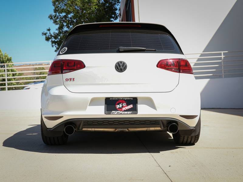 aFe 49-36418-B aFe MACHForce XP 3in-2.5in SS Exhaust Cat-Back 15-17 Volkswagen GTI (MKVII) L4-2.0L (t) - Black thumbnail 6