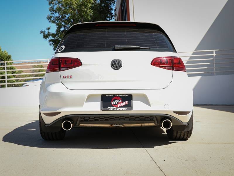 aFe 49-36418-P aFe MACHForce XP 3in-2.5in SS Exhaust Cat-Back 15-17 Volkswagen GTI (MKVII) L4-2.0L (t) - Polished thumbnail 8