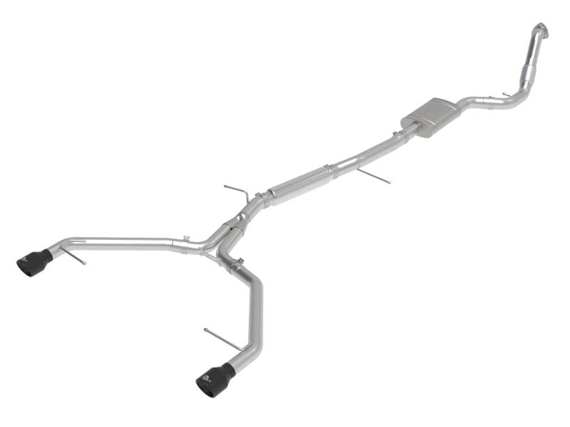 aFe 49-36420-B aFe 17-19 Audi A4 (B9) MACH Force-Xp 3in to 2.5in 304 SS Cat-Back Exhaust System-Dual SS Tips thumbnail 2