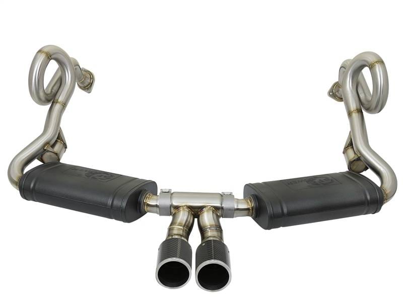 aFe 49-36415-C aFe MACHForce-Xp 2in 304 SS Cat-Back Exhaust w/Carbon Fiber Tips 13-16 Porsche Boxster 2.7L/3.4L thumbnail 12