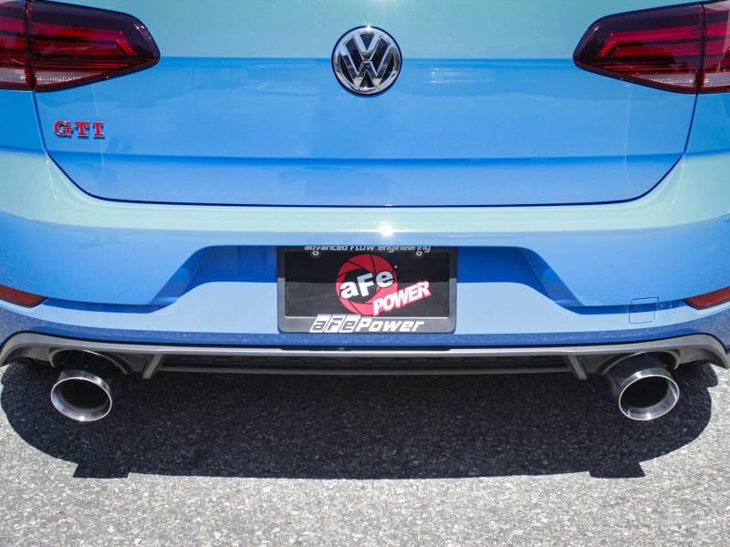 aFe 49-36421-P aFe 18-20 VW GTI (MK7.5) 2.0L MACH Force-Xp 3in to 2.5in 304 SS Axle-Back Exhaust System- Pol. Tips thumbnail 6