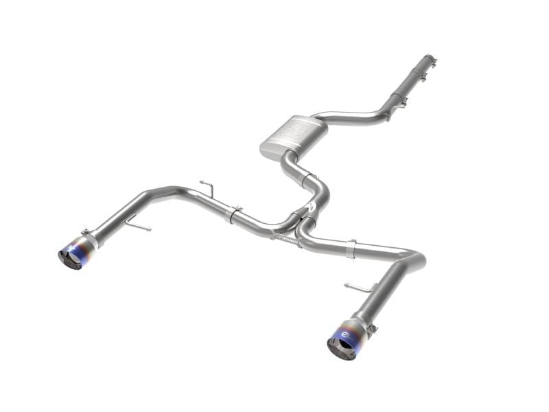 aFe 49-36432-L aFe 19-21 VW Jetta GLI (MKVII) L4-2.0L (t) MACH Force-Xp 304 SS Cat-Back Exhaust System Blue Tips thumbnail 2