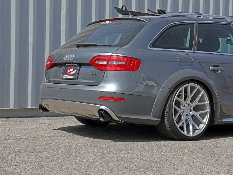 aFe 49-36437-B aFe MACH Force-Xp 13-16 Audi Allroad L4 SS Axle-Back Exhaust w/ Black Tips thumbnail 6