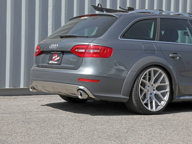 aFe 49-36437-P aFe MACH Force-Xp 13-16 Audi Allroad L4 SS Axle-Back Exhaust w/ Polished Tips thumbnail 6