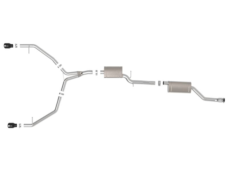aFe 49-36438-B aFe MACH Force-Xp 13-16 Audi Allroad L4 SS Cat-Back Exhaust w/Black Tips thumbnail 10