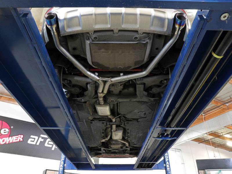 aFe 49-36438-C aFe MACH Force-Xp 13-16 Audi Allroad L4 SS Cat-Back Exhaust w/ Carbon Tips thumbnail 4