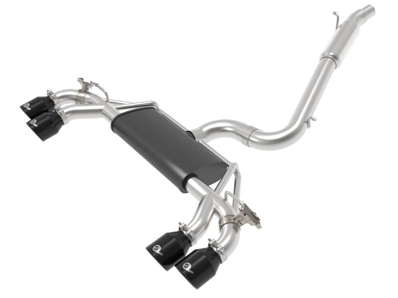 aFe 49-36430-B aFe POWER MACH Force-Xp 15-19 Volkswagen Golf R L4-2.0L(T) 304 SS Cat-Back Exhaust System - Black thumbnail 2