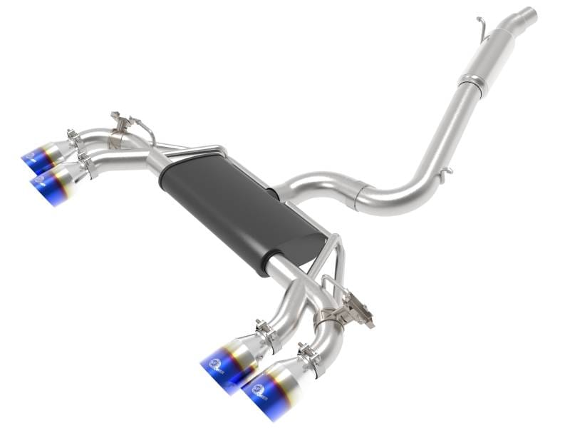 aFe 49-36430-L aFe POWER MACH Force-Xp 15-19 Volkswagen Golf R L4-2.0L(T) 304 SS Cat-Back Exhaust System Blue Tips thumbnail 2