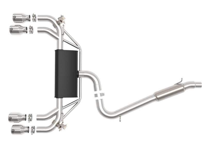 aFe 49-36430-P aFe POWER MACH Force-Xp 15-19 Volkswagen Golf R L4-2.0L(T) 304 SS Cat-Back Exhaust System - Polished thumbnail 6