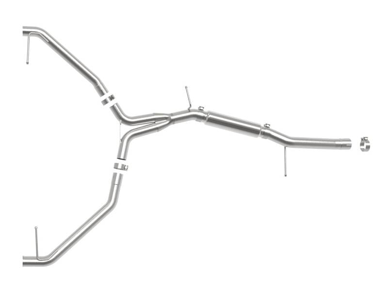aFe 49-36445 aFe 20-21 Audi A4 L4-2.0L (t) MACH Force-Xp 3in to 2-1/2in 304 SS Axle-Back Exhaust System thumbnail 10