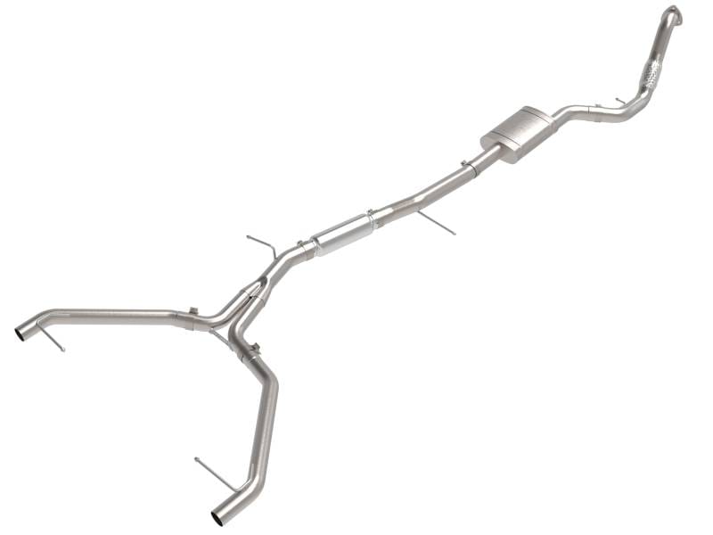 aFe 49-36446 aFe 20-21 Audi A4 L4-2.0L (t) MACH Force-Xp 3in to 2-1/2in Stainless Steel Cat-Back Exhaust System thumbnail 2