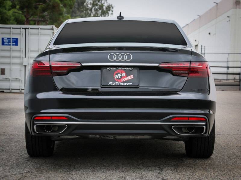 aFe 49-36446 aFe 20-21 Audi A4 L4-2.0L (t) MACH Force-Xp 3in to 2-1/2in Stainless Steel Cat-Back Exhaust System thumbnail 5