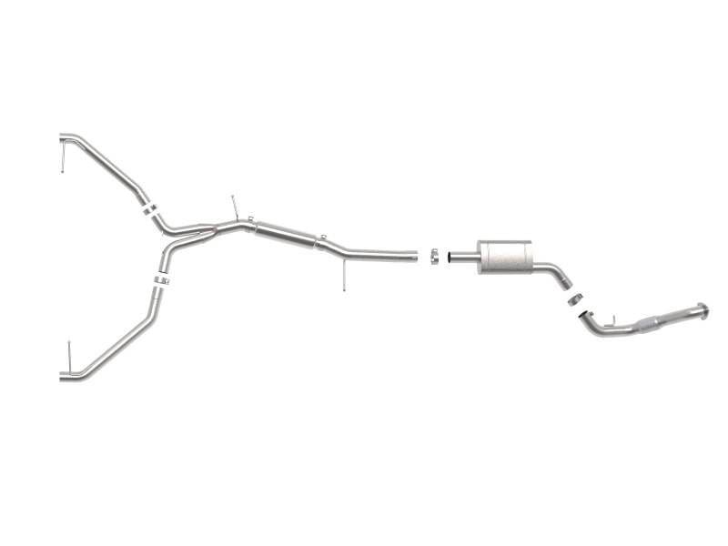 aFe 49-36446 aFe 20-21 Audi A4 L4-2.0L (t) MACH Force-Xp 3in to 2-1/2in Stainless Steel Cat-Back Exhaust System thumbnail 6