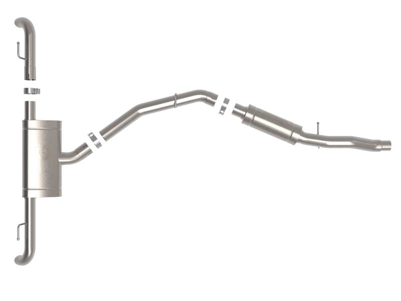 aFe 49-36447 aFe MACH Force-Xp 17-21 Audi Q5 L4-2.0L (T) 3in to 2.5in Stainless Steel Cat-Back Exhaust System thumbnail 8
