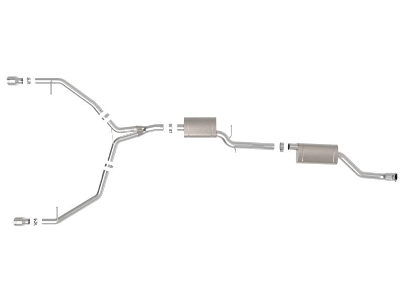 aFe 49-36438-P aFe MACH Force-Xp 13-16 Audi Allroad L4 SS Cat-Back Exhaust w/ Polished Tips thumbnail 10