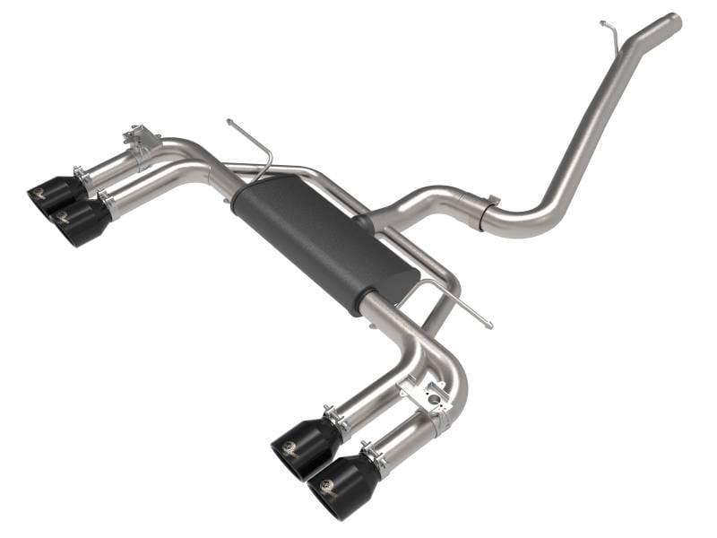 aFe 49-36442-B aFe MACHForce XP 3in-2.5in 304SS Exhaust Cat-Back 15-20 Audi S3 L4-2.0L (t) - Black Tips thumbnail 2