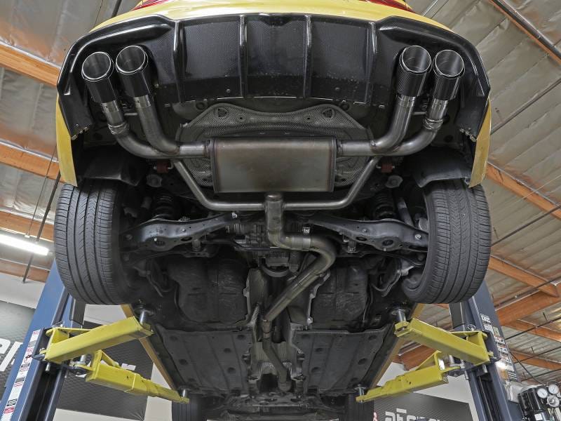 aFe 49-36442-B aFe MACHForce XP 3in-2.5in 304SS Exhaust Cat-Back 15-20 Audi S3 L4-2.0L (t) - Black Tips thumbnail 6