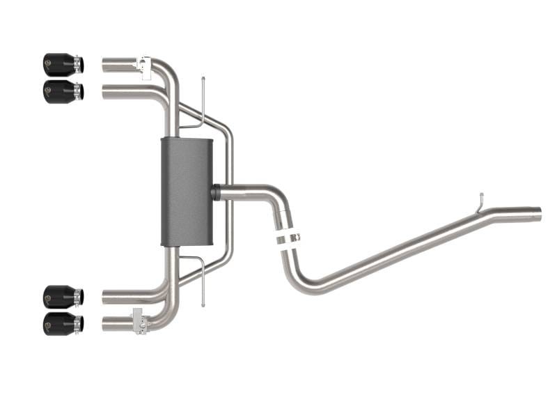 aFe 49-36442-B aFe MACHForce XP 3in-2.5in 304SS Exhaust Cat-Back 15-20 Audi S3 L4-2.0L (t) - Black Tips thumbnail 10