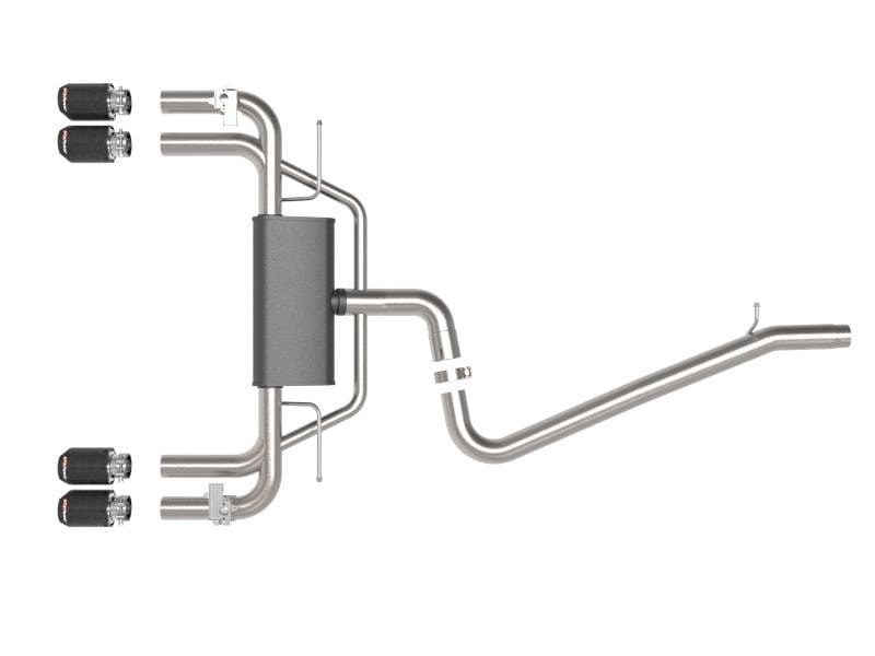 aFe 49-36442-C aFe MACHForce XP 3in-2.5in 304SS Exhaust Cat-Back 15-20 Audi S3 L4-2.0L (t) - Carbon Tips thumbnail 10
