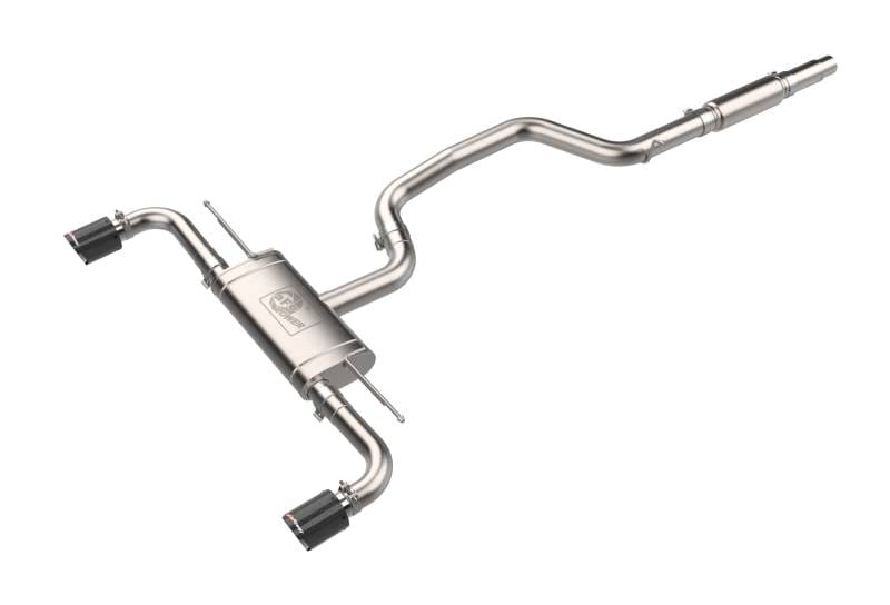 aFe 49-36454-C aFe 22-24 Volkswagen GTI MACH Force-Xp 3 to 2-1/2 IN Stainless Steel Cat-Back Exhaust w/Carbon Tips thumbnail 2