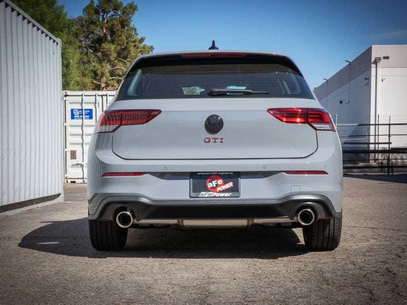 aFe 49-36451-P aFe Gemini XV 3in to 2 1/2in 304 SS Cat-Back Exhaust 22-23 Volkswagen GTI (MK8) 2.0L w/Polished Tips thumbnail 5