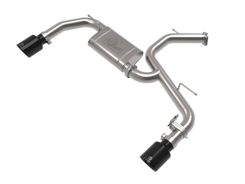 aFe 49-37027-B aFe Takeda Hyundai Elantra N 22-23 L4-2.0L (t) 3in SS Axle-Back Exhaust System w/ Black Tips thumbnail 2