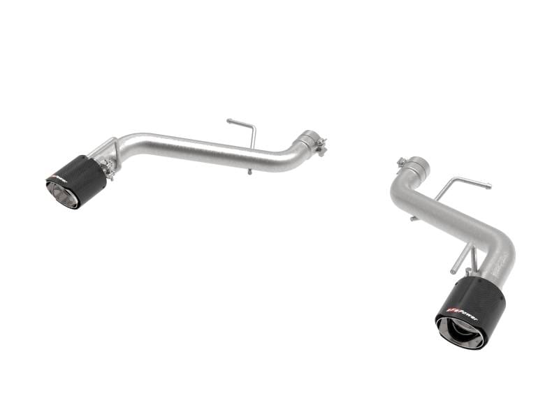 aFe 49-44118-C aFe POWER MACH Force-Xp 2.5in Axle-Back Exhaust System 16-20 Chevy Camaro SS V8 6.2L - Carbon Fiber thumbnail 2