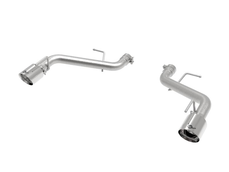 aFe 49-44118-P aFe POWER MACH Force-Xp 2.5in Axle-Back Exhaust System 16-20 Chevrolet Camaro SS V8 6.2L - Polished thumbnail 2