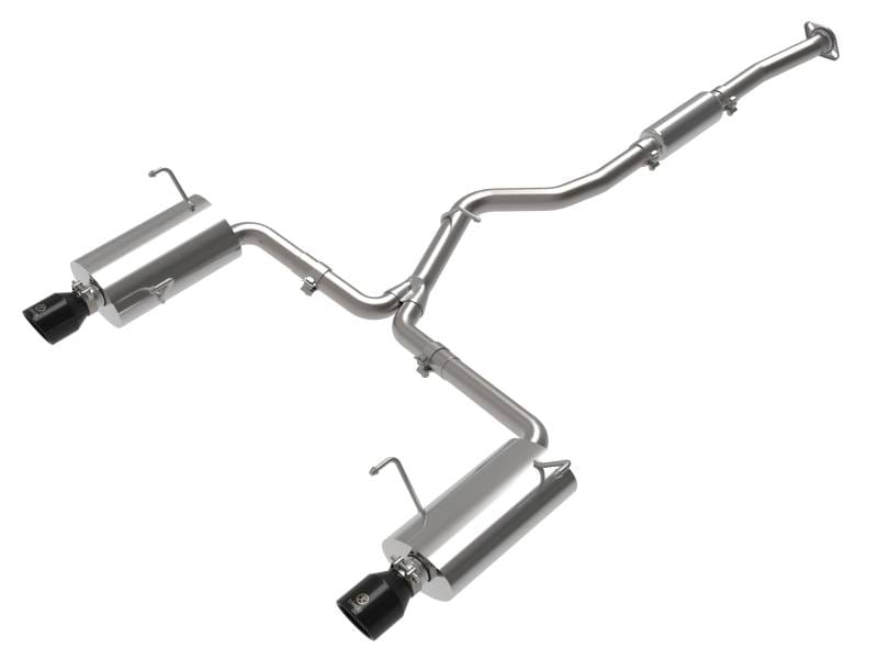 aFe 49-36804-B aFe Subaru Forester XT 14-18 H4-2.5L (t) Takeda 2-1/2in to 2-1/4in 304 SS Cat-Back- Black Tip thumbnail 2