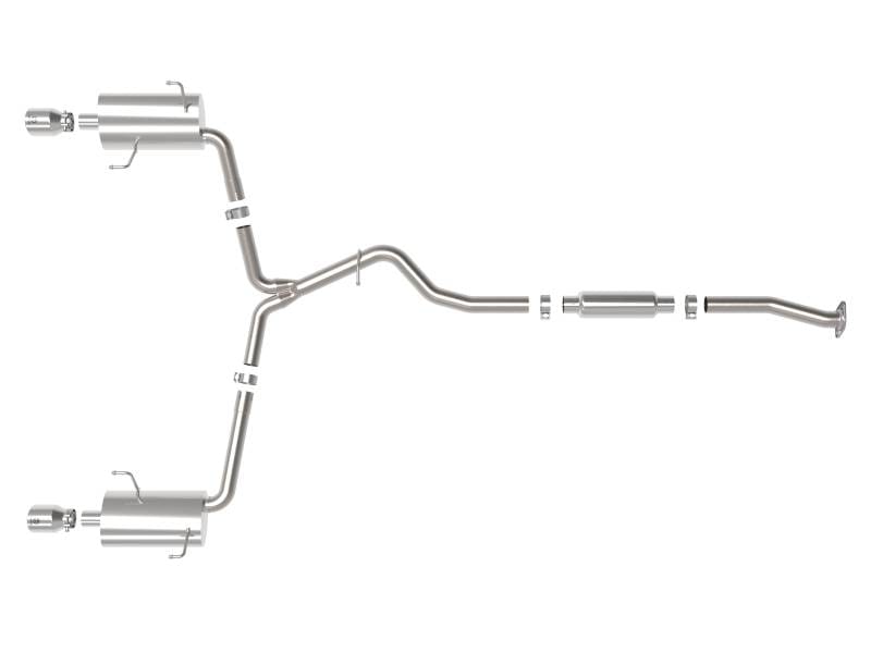 aFe 49-36804-P aFe Subaru Forester XT 14-18 H4-2.5L Takeda 2-1/2in to 2-1/4in 304 SS Cat-Back- Polished Tip thumbnail 10
