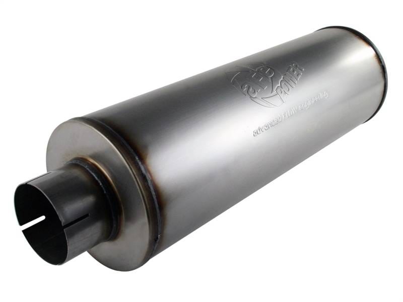 aFe 49-91002 aFe MACHForce XP Exhausts Mufflers SS-409 EXH Muffler 4 ID In/Out 8 Dia thumbnail 4
