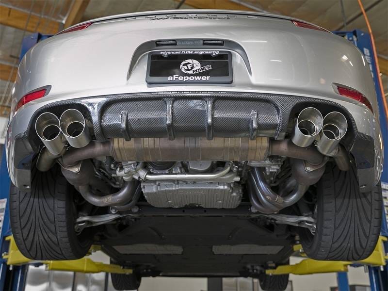 aFe 49C36416-P aFe MACH Force-Xp 304 SS OE Exhaust Tips Polished 12-16 Porsche 911 (C2S 991) H6 3.8L thumbnail 4