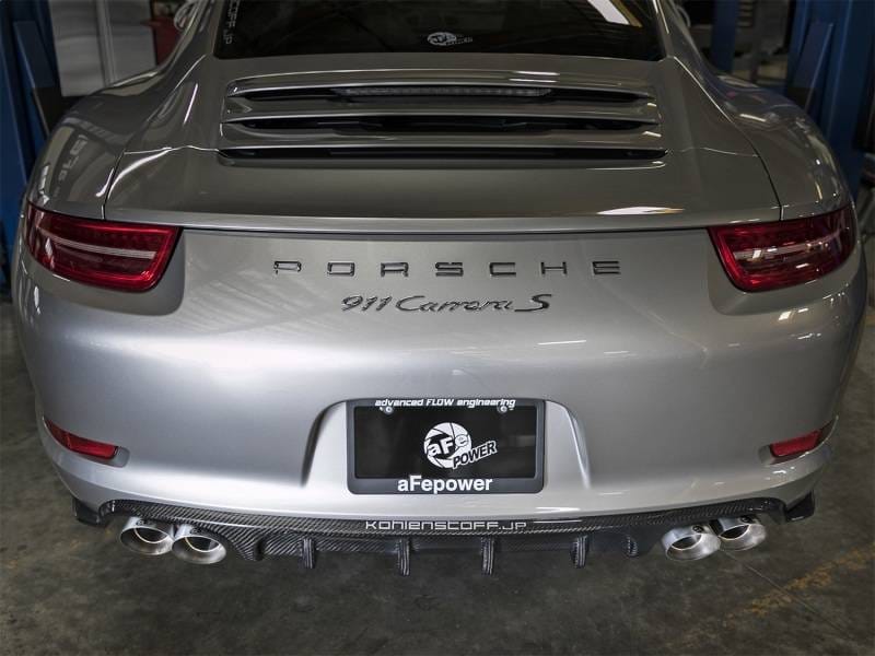 aFe 49C36416-P aFe MACH Force-Xp 304 SS OE Exhaust Tips Polished 12-16 Porsche 911 (C2S 991) H6 3.8L thumbnail 6