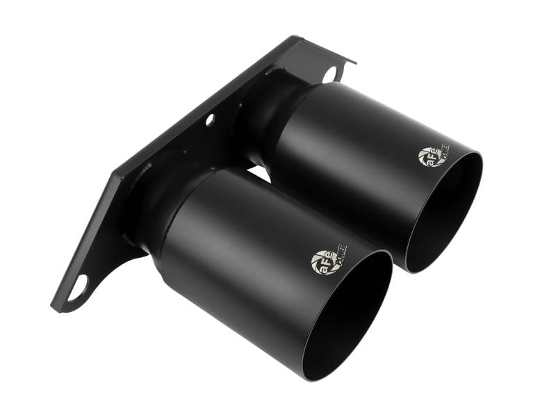 aFe 49C36435-B aFe Power Mach Force Xp 4in 304 SS Bolt-On Exhaust Tips Satin Black 14-19 Porsche 911 GT3 3.8L/4.0L thumbnail 5